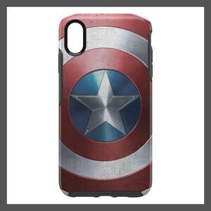 OtterBox -  Apple iPhone XS Max Marvel Symmetry Clear Red